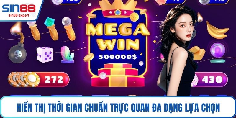 Hiển thị thời gian chuẩn trực quan đa dạng lựa chọn